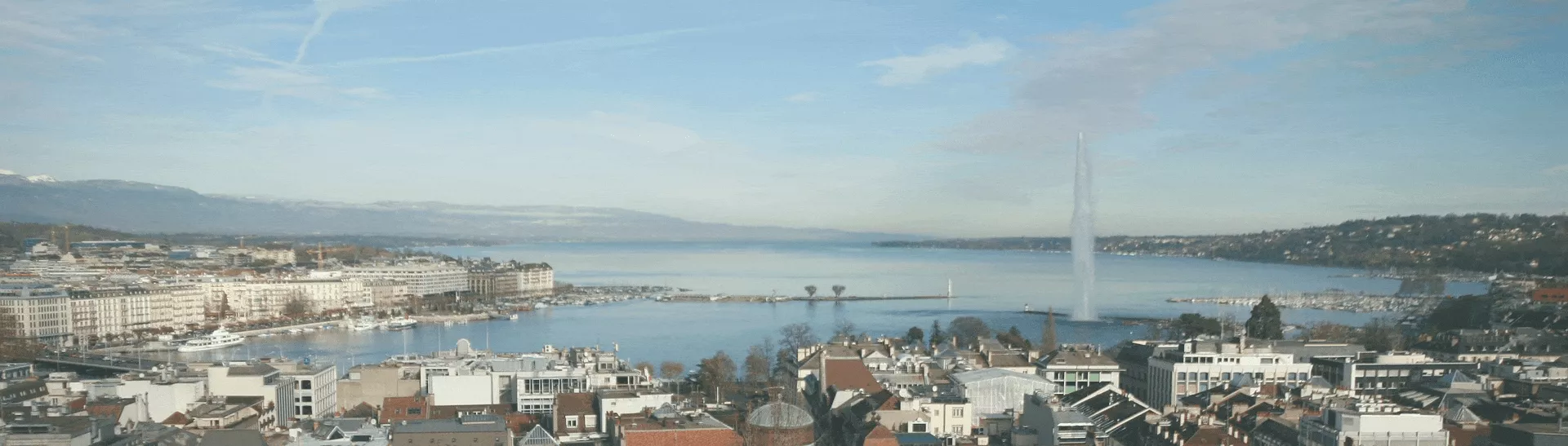 OCAS Genève - vue du jet d'eau